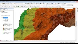 Visualización de relieve con una imagen satelital en 3D con ArcGis [upl. by Aurora86]