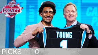 Picks 110 Multiple Quarterbacks amp Trades  2023 NFL Draft [upl. by Aneeuqal]