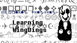 Learning WingDings Language font [upl. by Lennard]