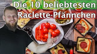 TOP 10 Eure beliebtesten Raclette Pfännchen Rezepte [upl. by Rehpetsirhc683]