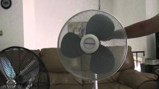 16quot Honeywell Oscillating Stand Fan Model HS1600 [upl. by Anerbas]