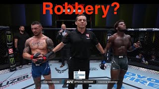 Reaction to Cub Swanson vs Hakeem Dawodu [upl. by Ollopa]