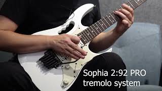 Ibanez JEM Jr Stock tremolo VS Sophia 292 Pro [upl. by Farra]