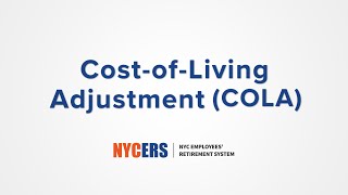 90 Seconds with NYCERS  Cost of Living Adjustment COLA [upl. by Imef]