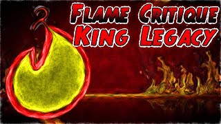 King Legacy  Flame Showcase [upl. by Strenta218]