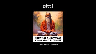 What you need to know about Brahmins  in 70 seconds [upl. by Anom398]