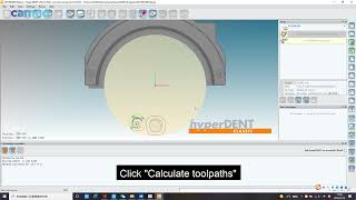 Aidite CMD 500 Software Nestting Guidance Video Perforated Crown Hyperdent [upl. by Ken716]