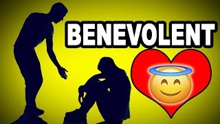 Learn English Words BENEVOLENT  Meaning Vocabulary with Pictures and Examples [upl. by Nanine]