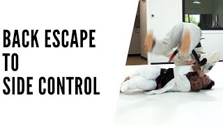 Technique of the Week  Back Escape to Side Control [upl. by Nashbar284]