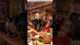 Chinese restaurant robot Twitter 😱 shortvideo amazingfacts [upl. by Ivz404]