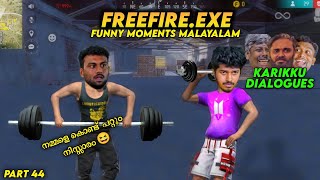 FREEFIREEXE Funny Moments Malayalam  Karikku Special  GamernauT  Part 44 [upl. by Uriia]