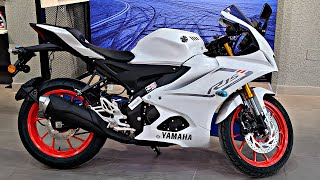 Yamaha R15 V4 New Intensity White 2024 On Road Price amp Features Should You Buy or Not  All Detail [upl. by Nayrb]