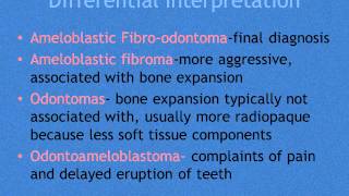 Ameloblastic Fibroodontoma [upl. by Dorthea814]