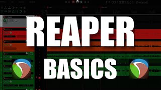 REAPER Basics  The Complete Beginner Tutorial in under 15 MINUTES [upl. by Arais]