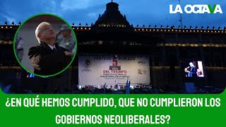 ¿En QUÉ HEMOS CUMPLIDO AMLO ENUMERA sus LOGROS [upl. by Nemrak]