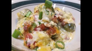 Cheesy Bacon Brussel Sprouts [upl. by Pyle]