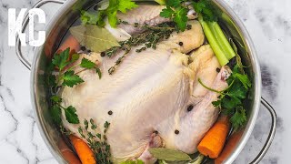 CHICKEN BROTH  How to Make It At Home [upl. by Lebama]