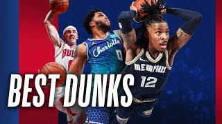 NBA Amazing Dunk Moments 💪 [upl. by Rosenstein]