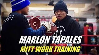 Marlon Tapales Mitts Training [upl. by Yeniar484]