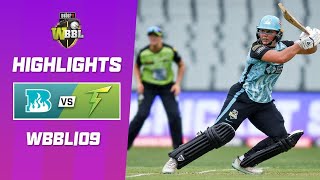 Brisbane Heat v Sydney Thunder  WBBL09 [upl. by Ivgnout]