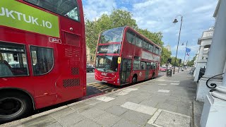 Full Route Visual  Route 345 Peckham  South Kensington  9521 SN59 AWR [upl. by Albertson336]