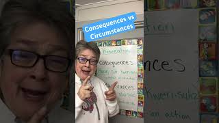 Pronunciation Help Consequences and Circumstances englishlearning learnenglish english teacher [upl. by Eedyak811]