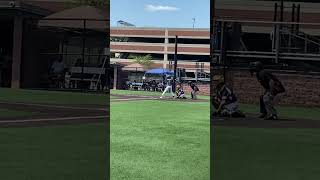 Leadoff double over left fielder [upl. by Sokin]