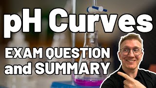 pH titration curve exam question and content summary  OCR A level Chemistry  pH curves [upl. by Noxin223]