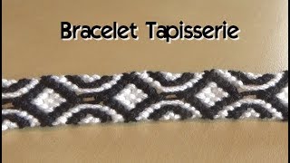 Bracelet Brésilien modèle Tapisserie intermédiaire [upl. by Brieta]