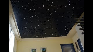 Fiber optic star ceiling led panels sterrenhemel plafond verlichting mycosmos sternenhimmel decke [upl. by Edgell]