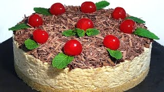 Tarta de turrón de Jijona sin horno  Recetas de cocina paso a paso tutorial Loli Domínguez [upl. by Orban334]