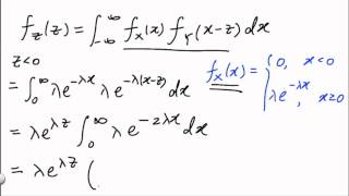 The Difference of Two Independent Exponential Random Variables [upl. by Rafaela]