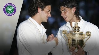 Roger Federer v Rafael Nadal Wimbledon Final 2008 Extended Highlights [upl. by Laird886]