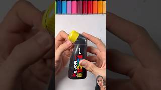 Satisfying Yellow Marker 🌟 Next Color 🤔 art markers drawing paintmarkers satisfying shorts [upl. by Heidy]