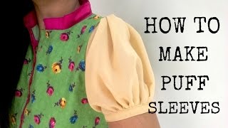 HOW TO MAKE PUFF SLEEVES  SEWING TUTORIAL  ANJALEE SHARMA [upl. by Gavan]