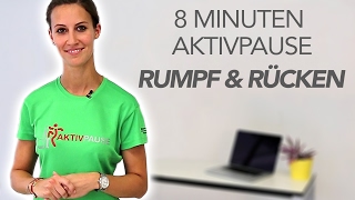 Workout am Schreibtisch Rumpf und Rücken [upl. by Lilias31]