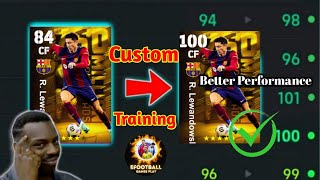 How To Train Lewandowski in efootball 2024  Lewandowski Max level Training in efootball efootball [upl. by Salomi578]