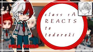 MHA Class 1a reacts to shoto todoroki  angst  pt1  glitched out  todoroki birthday special🎉 [upl. by Kunkle]