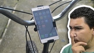 Suporte para prender o celular na moto ou na bicicleta [upl. by Lucier]