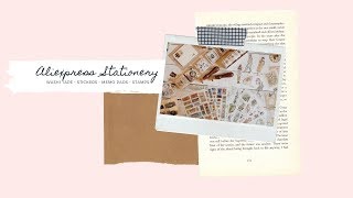 Aliexpress stationery shoplog 40 items  Felia Goovaerts [upl. by Meisel]