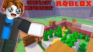 I created the Best Army in Roblox Roblox Toy SoldierZ [upl. by Afatsum945]