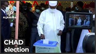 Polls close in controversial Chad election [upl. by Phelips]