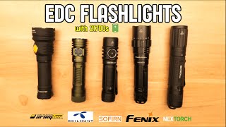 21700 EDC Flashlights for 2024  ArmyTek vs Sofirn vs Skilhunt vs Fenix vs Nextorch [upl. by Bouchard]