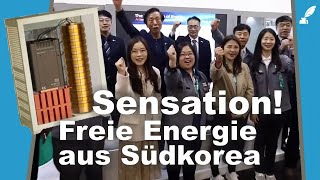 Die Freie Energie Sensation aus Südkorea  1769 Effizienz [upl. by Ahsitram]