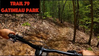 Trail 79  Gatineau Park Mountain Biking  Chelsea Quebec [upl. by Bobker]