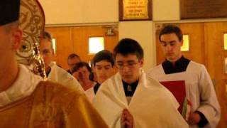 FSSP Ottawa  Pontifical Mass at St Clement 2 [upl. by Ovida]