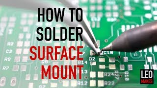 How to Solder Surface Mount parts its easy [upl. by Proud]