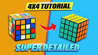 Easiest Tutorial How to Solve the 4x4 Rubiks Cube The Rubiks Revenge [upl. by Torto592]