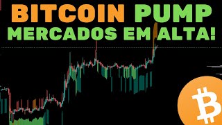 BITCOIN CONTINUA SUBINDO  MERCADOS EM ALTA  Análise TécnicaSentimento [upl. by Nilra]