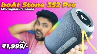 boAt Stone 352 Pro  14W Signature Sound  IPX5 Water Test [upl. by Ymia]